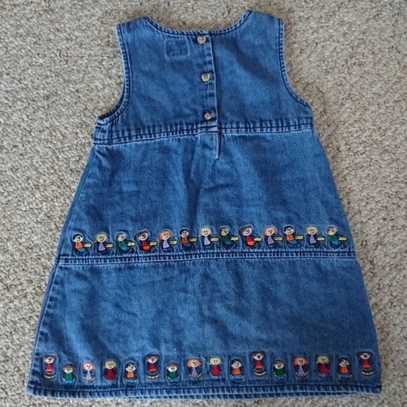 Baby crew best friends denim dress - Picture 3 of 9